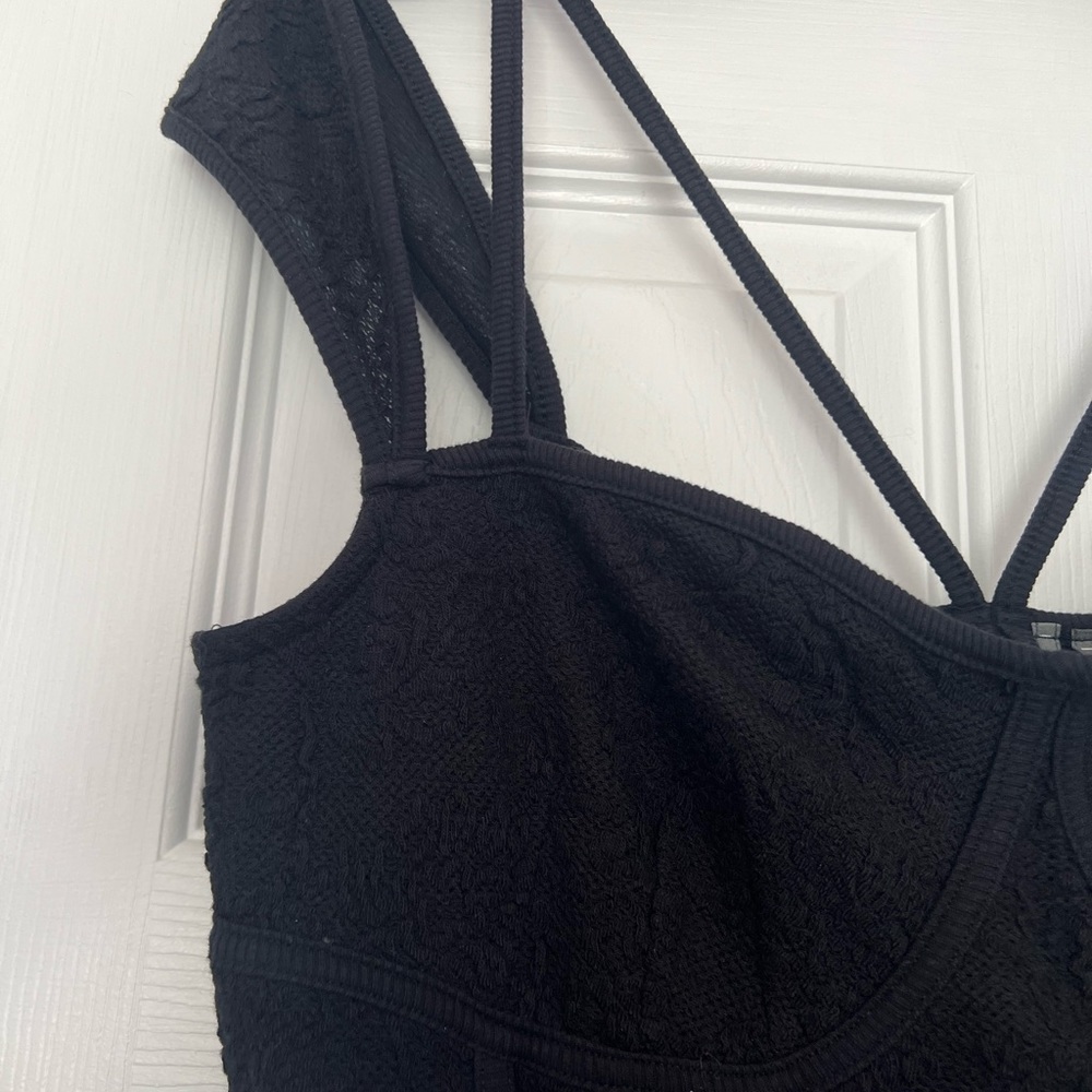 Anthropologie black fitted dress M NWT - Picture 7 of 12